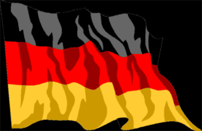 Deutsche Flagge zum huaptseite auf Deutsch